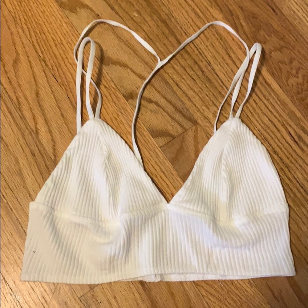 PACSUN WHITE BRALETTE